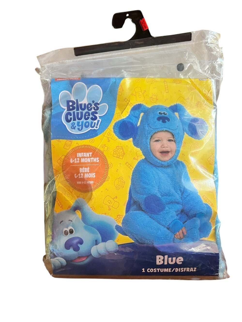 Blue's Clues & You! Infant Blue Halloween Costume, 6-12 Months